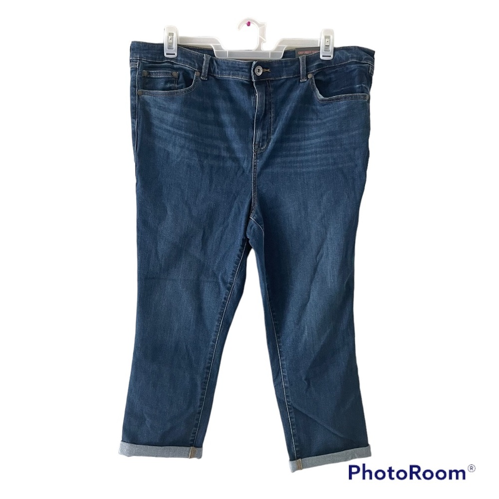 Torrid MidFit Skinny Mid-Rise Crop Jeans
